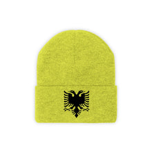 Load image into Gallery viewer, Shqipe Knit Beanie (neon yellow)
