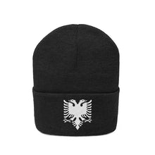 Load image into Gallery viewer, Shqipe Knit Beanie (black)
