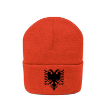 Load image into Gallery viewer, Shqipe Knit Beanie (red)
